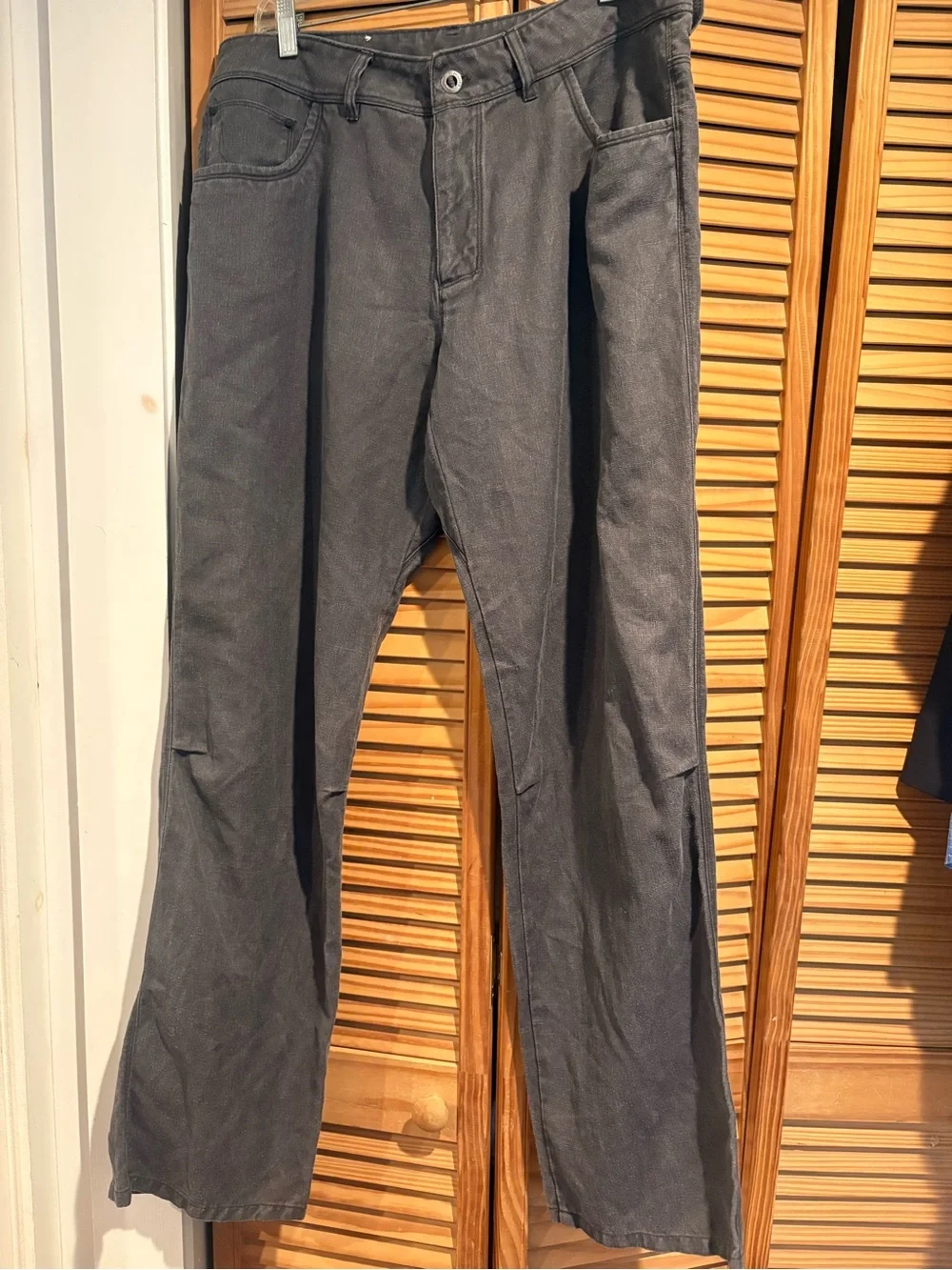 Patagonia Pants Mens 34 Gray Hemp Blend Lightweight Slash Pocket Gorpcore